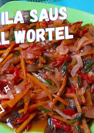 Foto resep Ikan nila goreng sambal saus wortel