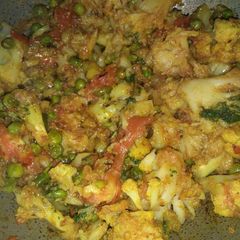 A picture of Gobhi matar.