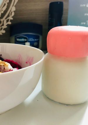Hình của món Sữa kê sen macca.