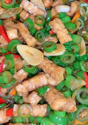 Foto resep Tumis kembang bawang / kembang brambang