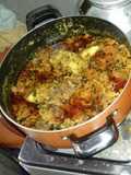Egusi soup with ukazi leave