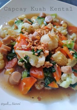 Foto resep Capcay Kuah Kental
