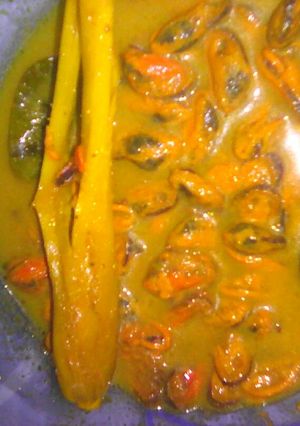 Foto resep Kerang kupas bumbu kuning (no pedas)
