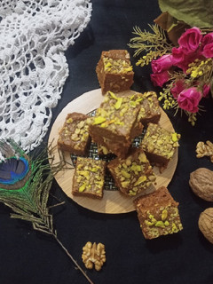 A picture of Walnut Burfi.