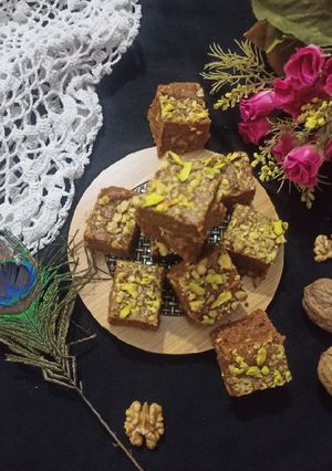 A picture of Walnut Burfi.