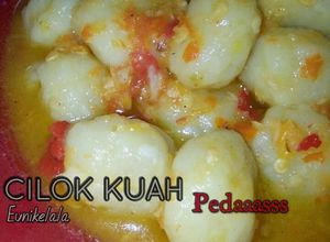 Foto resep Cilok Kuah Pedas (Tepung Terigu)