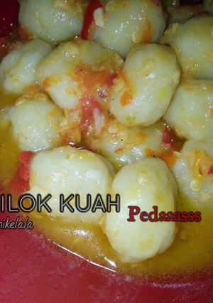 Foto resep Cilok Kuah Pedas (Tepung Terigu)