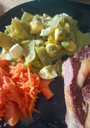 Una foto de Ensalada de Chauchas y Huevo