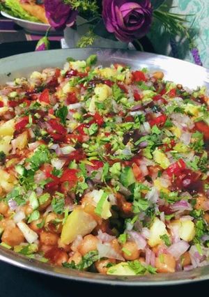 A picture of Chatpati chana chaat.