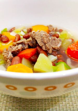 Foto resep 37. Sop Kacang Merah (Presto)🥔🍅🐮🏵🥔🍅🐮🏵