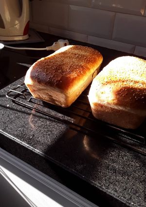 Una foto de Pan lactal