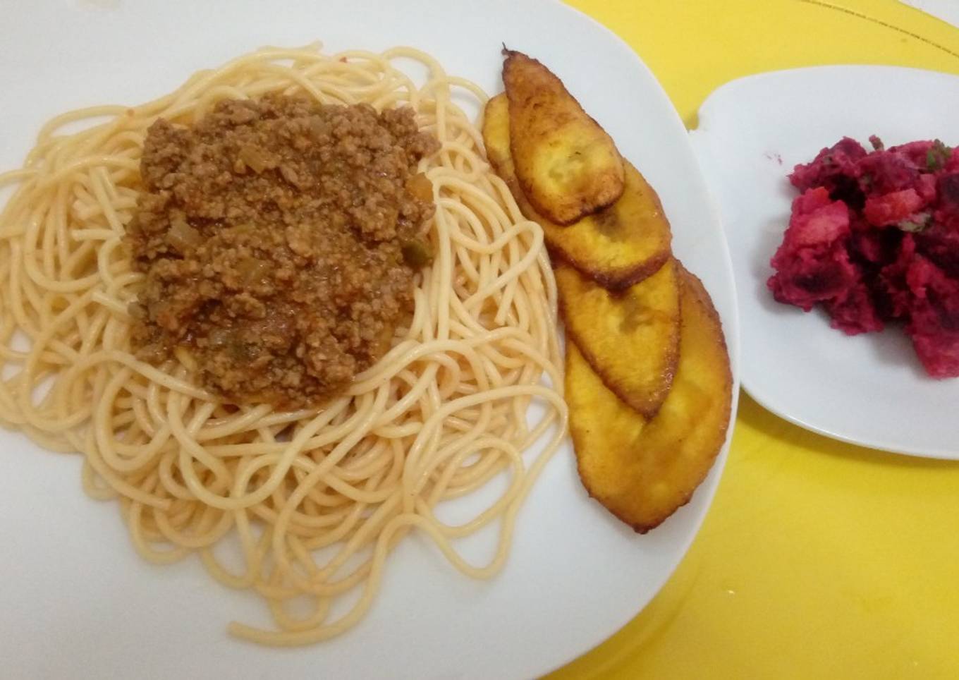 Pasta con Carne Molida