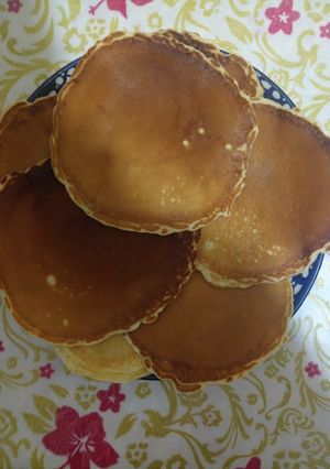 صورة لوصفة بان كيك بمربا المشمش