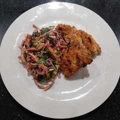 A picture of Westbury Baked Chicken with Slaw.