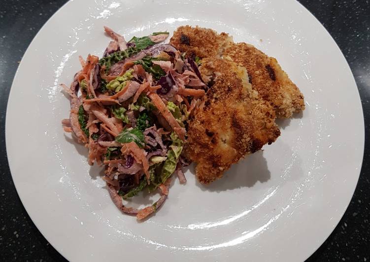 Tasty And Delicious of Westbury Baked Chicken with Slaw