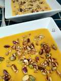 Crema de calabaza con leche de coco y jengibre