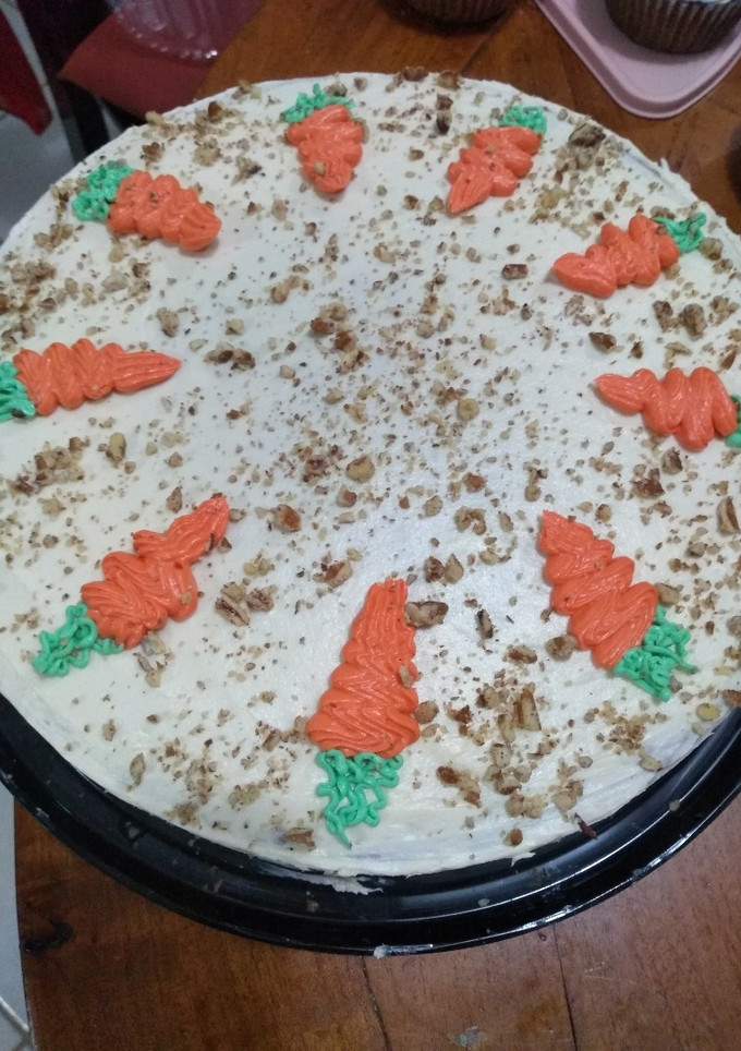 Una foto de Pastel de zanahoria sin gluten y sin lactosa