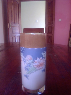 A picture of Dalgona coffee.