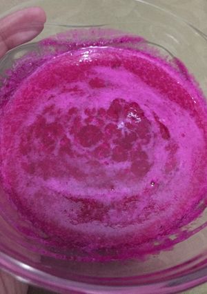 Foto resep Pure buah naga mpasi