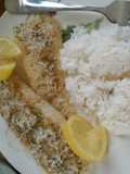 Lemon coconut flounder😋
