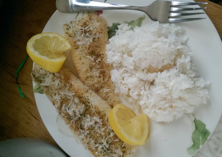 Step-by-Step Guide to Lemon coconut flounder😋