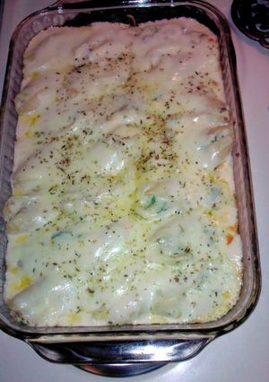 A picture of Brenda's Stuffed Shells.