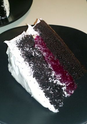 A picture of RASPBERRY CAKE FILLING.