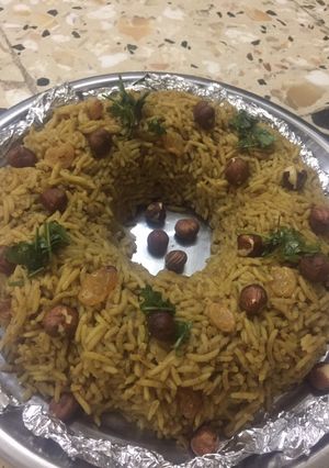 صورة لوصفة أرز بسمتي مبهر بالمكسرات
