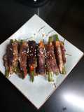 Veggies rolled beef