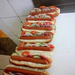 Hot dogs A picture of Hot dogs.