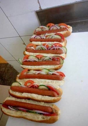 A picture of Hot dogs.