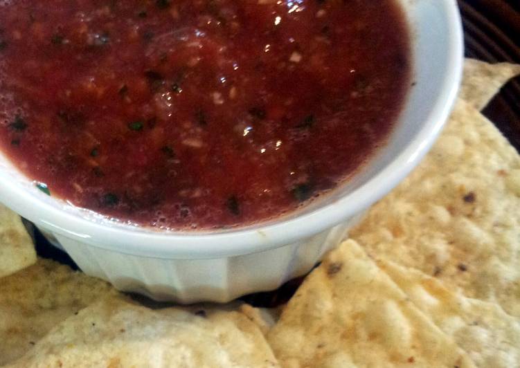 Easiest Way to Make Homemade salsa
