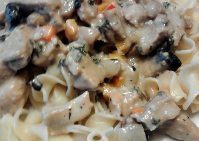 Homemade Pork Stroganoff