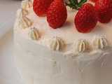 strawberry buttercream cake