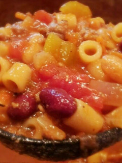 A picture of Rich's Pasta Fagioli Soup.
