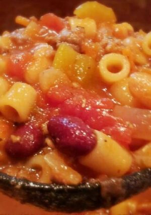 A picture of Rich's Pasta Fagioli Soup.