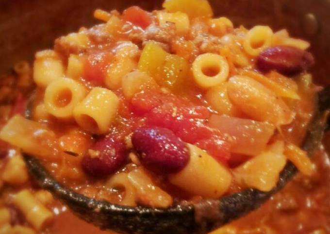 Recipe of Favorite Rich&#39;s Pasta Fagioli Soup