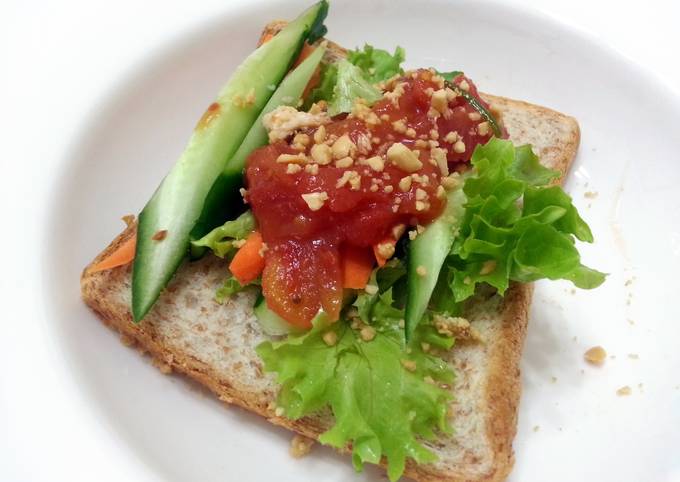 Step-by-Step Guide to Prepare Quick Vegan Salad Sandwich