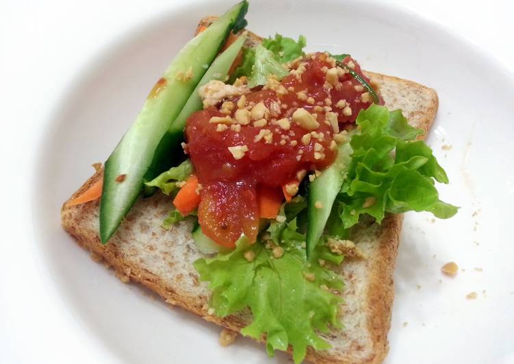 Recipe of Award-winning Vegan Salad Sandwich