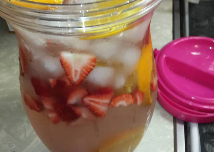 Recipe of Super Quick Homemade Fruit Infused Water