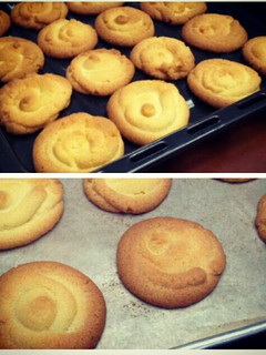 A picture of crumble butter cookies.