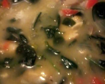 Popular Recipe Spinach with Chicken Mushrooms and Rice Soup Delicious