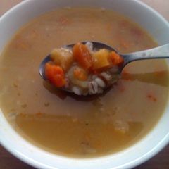 A picture of Vickys Traditional Scotch Broth, GF DF EF SF NF.