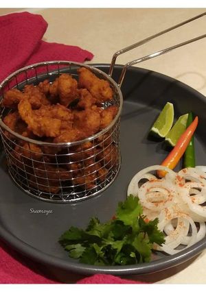 A picture of Chicken pakoda.
