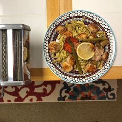 A picture of Seafood Trio Pasta.