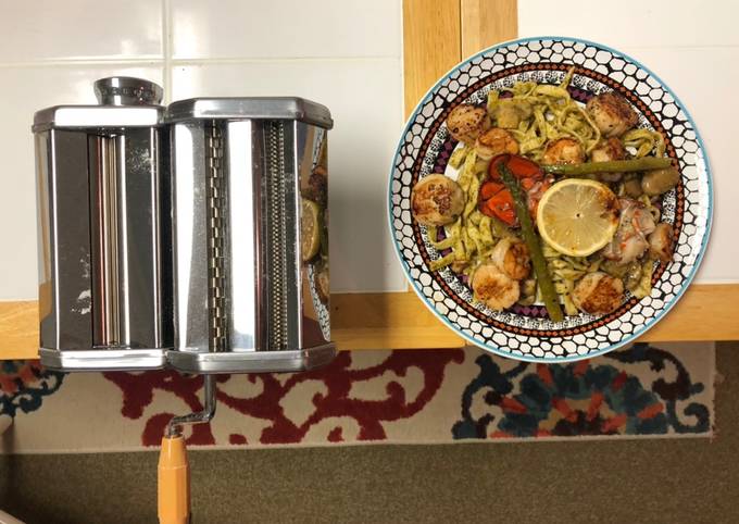 Recipe of Authentic Seafood Trio Pasta for Diet Food