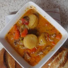 A picture of My Lamb Stew Soup Off the Bone 😊.