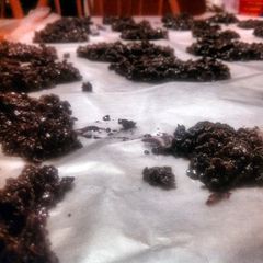 A picture of Dark Chocolate No Bakes.