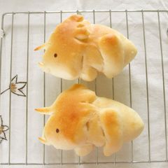 Dinosaur Bread Triceratops A picture of Dinosaur Bread Triceratops.