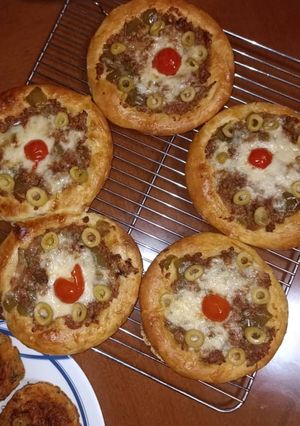 صورة لوصفة ميني بيتزا بطماطم الكرز